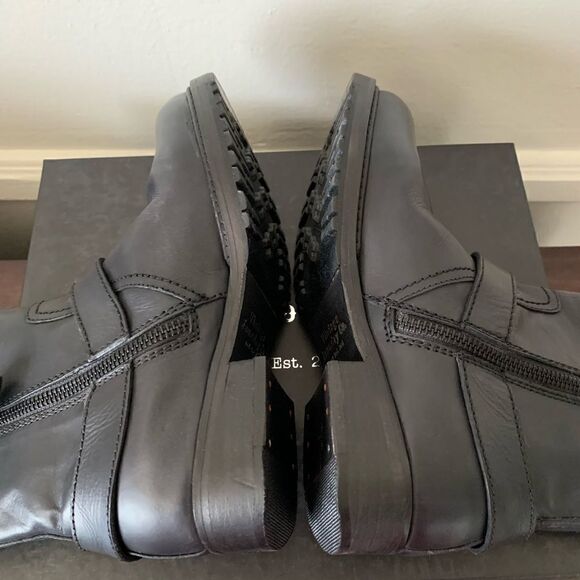 Vintage Foundry Morgan biker boot size 6 black new - Picture 9 of 15